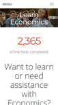 Mobile Screenshot of elearneconomics.com